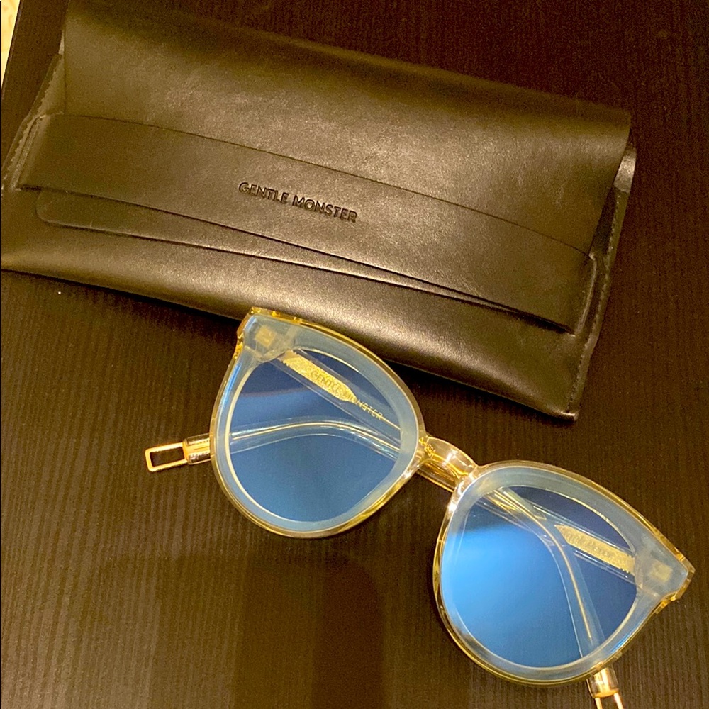 Gentle Monster Sunglasses with Blue Lenses